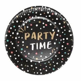 Party set met borden, bekers en servetten - Karton / Papier - Multicolor - &Oslash;23 cm - Feest - Party time - verjaardag 2