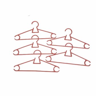 Kledinghanger - Roze - Kunststof - 5 Stuks - Opruimen - Sorteren - Ophangen - Netjes 1
