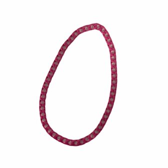 Feest ketting - Roze - Kunststof - 80 cm lengte - Feest - Kinderfeestje - Party