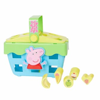 Peppa Pig Vormenstoof - Met Geluid - Multicolor - Kunststof - 5 vormen - Vanaf 1 jaar - Vormensorteerder - Speelgoed - Cadeau 