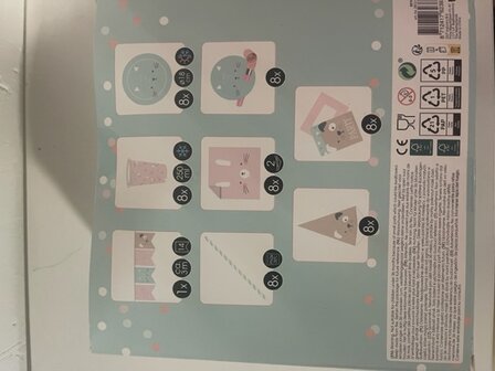 Party box Diertjes - Roze / Lichtblauw - Kat - Konijn - Hond - Feest set - 65 Stuks - Slinger - Bekers - Bordjes - Rietjes - Feestje - Kinderfeest - Servetten - Roltongen - Feesthoedjes 