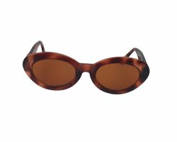 Zonnebril LISETTE - UV 400 - Bruin / Goud - Trendy Bril Met Gouden Detail - Normaal Model - Shades - Dames / Vrouwen