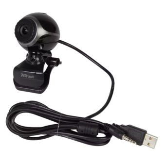 Webcam voor computer en laptop - Zwart - Kunststof - Webcam - Camera - Computer - Thuiswerk - Laptop 1