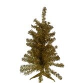 Kunstkerstboom Goud - 80 cm - Kerst - Kerstmis - Versiering - Mini kerstboom - Decoratie - Kerstdecoratie - Kerstversiering - kerstboompje