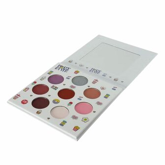 Frietjes oogschaduw palet - 8 Kleuren - Spiegel - Oogschaduw palette - Roze - Rood - 6+ - Make up - Kinderen - Opmaken 