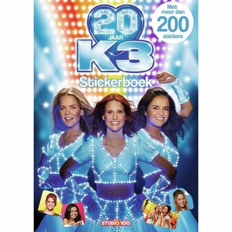 Stickerboek K3 - 20 Jaar K3 - Stickers - Verjaardagskalender - Poster - Hanne - Marthe - Klaasje - Cadeau - Kinderen