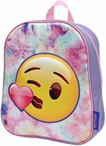 3D Rugzak Kus Emoji - Roze / Paars / Geel - Polyester - 34 x 27 cm - Schooltas - School - Tas