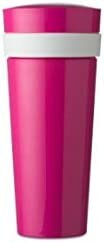 Mepal Duo Cup - roze - Melamine - &Oslash; 8 x 18.8 cm - 400 ml