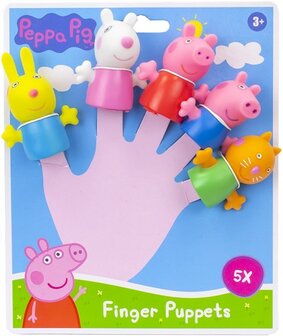 Vingerpopjes Peppa Pig - Multicolor - Kunststof - 5 stuks