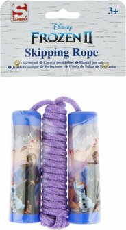 Springtouw Disney Princessen Elsa \ Anna - Paars / Blauw - Kunststof - 2 m - Meisje - Cadeau - Touw 