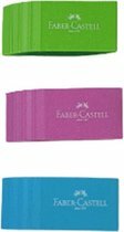 Faber Castell gum - Roze / Blauw / Groen - 5x2cm - Set van 3 - Assorti