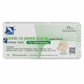 Zelftest Covid-19 SARS-COV-2 antigeentest
