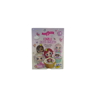Eetbare Cupcake Sheets Met Prinsessen Print 