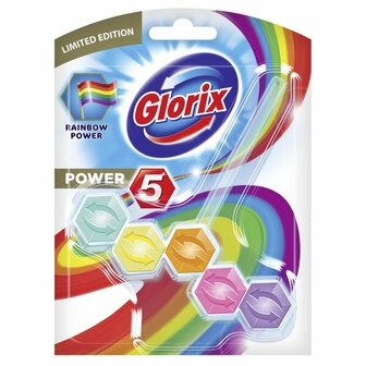 GLORIX RAINBOW POWER TOILETBLOK - Multicolor - Set van 2 blokken