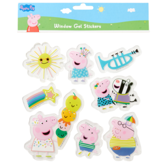 Raamsticker Peppa Pig 30 x 20 Vinyl - Gel Window Stickers