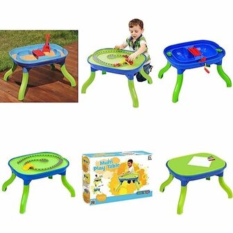 Zand en Watertafel voor kinderen 4 in 1 - 67,5 x 52 x 38 cm - Schrijftafel - Racetafel 2
