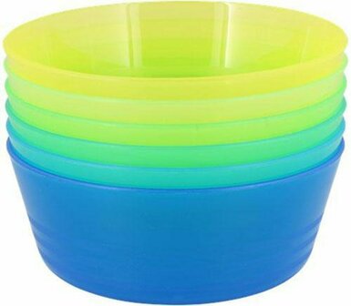 KDV SNACKIES &lsquo;  OCEAN &lsquo; BEKER / BORD / BESTEK / SNACKBAKJES SET