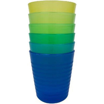 KDV SNACKIES &lsquo;  OCEAN &lsquo; BEKER / BORD / BESTEK / SNACKBAKJES SET