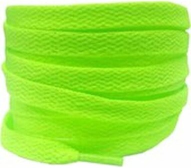 NEON schoenveters - Groen - Kunststof - 100 cm - 1 paar - Veter - Veters - Schoenen - Schoenveter