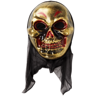 Halloween Masker Mummy Goud / Zwart