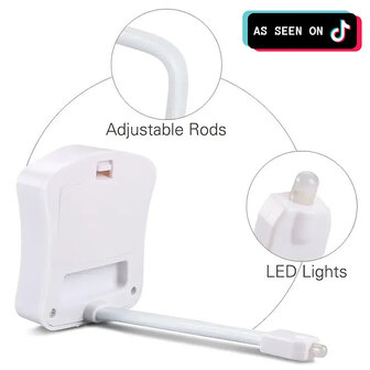 DISCO POTTY - Led lamp met bewegingssensor voor de WC / Toilet - Multicolor - Kunststof