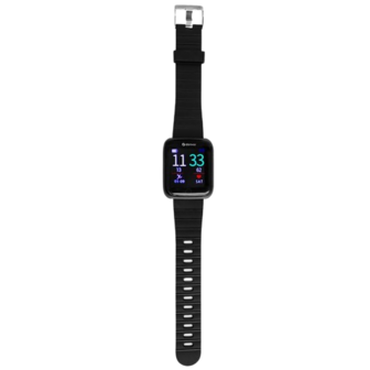 Sport Smartwatch met bluetooth - Zwart - Unisex - Met o.a. Ingebouwde hartslag- en bloedrukmeter - Waterbestendig 2