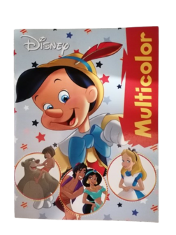 Kleurboek Disney Figuren - Multicolor - Papier - 21 x 28 cm - Assorti 1