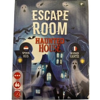 Escape room spel &#039;&#039;Haunted House&#039;&#039; - Multicolor - Kunststof - Hard - 2-4 spelers - 45 minuten spel 