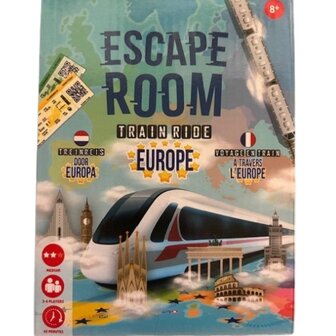Escape room spel &#039;&#039;Train Ride Europe&#039;&#039; - Multicolor - Kunststof - Medium - 2-4 spelers - 45 minuten