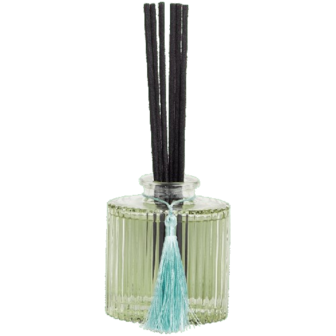 Geurstokjes - Groen / Transparant - Glas - 80 ml - Aroma lucht 1