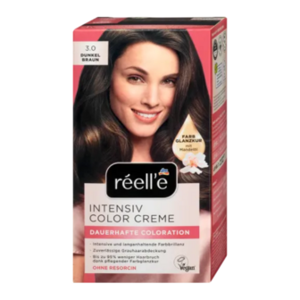 R&eacute;ell'e Haarkleur 3.0 Donkerbruin 1 st - Haarverf