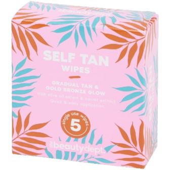 Self Tan Wipes - Zelfbruiner doekjes - Bruin zonder zon - 5 stuks in een verpakking - Aanmaakblokjes