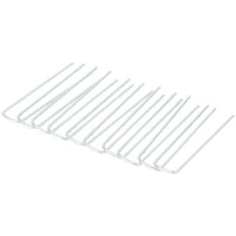 Gronddoekpennen - Zilver - Metaal - 3 x 14 cm - Haringen - Tentharing - Grond - Camperen - Camping