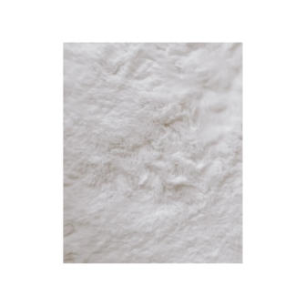 Super Soft Vloerkleed  / Mat  BAYMOND - imitatie bont - Soft Wit  -  60 x 120 cm
