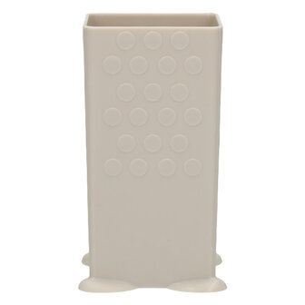 Drinkpakjeshouder TONY - Grijs - Kunststof - 12 x 5 x 6 cm 