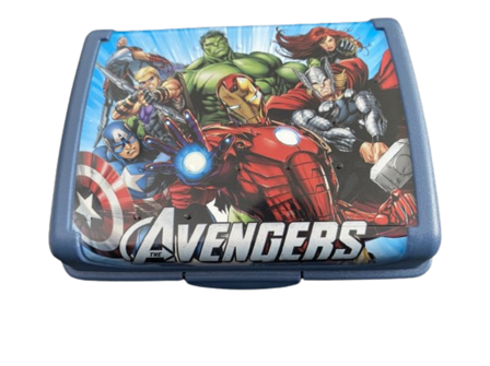 Lunchbox kinderen Avengers- Broodtrommel - 17 x 13 x 7 cm - Multicolor - Kunststof