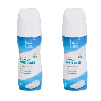 Sneaker whitener - Wit  - Kunststof - 75 ml - Set van 2 - Knijpfles