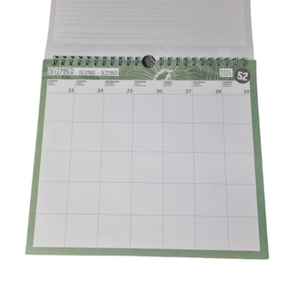 Familieplanner WOLK 2025 - Taupe / Wit - 33 x 29,5 Cm - kalender - Familie Weekplanner - Planner &amp; Family Calendar - Inclus