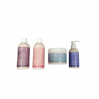  Beschadigd haar pakket / Plex Care / Stap 1 , 2 , 3 , 4 , 5/  Shampoo / Conditioner / Masker / Serum / Haarolie - Haarverzorgi