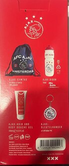 Ajax - geschenkset - cadeau voor kinderen - bidon - douchegel - sleutelhanger - gymtas