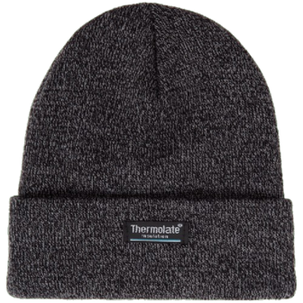 Thermo Muts ARCTIC - One size - Unisex - Donker Grijs - Acryl - Winter - Koud 