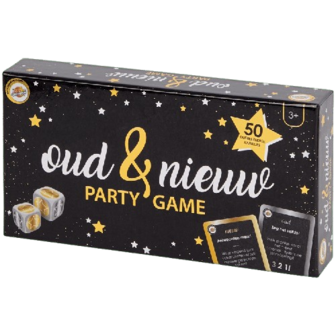 Oud en nieuw party game - Zwart / Goud / Zilver -  Oud en nieuw - Spellen - Boordspel 2