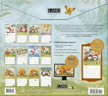 Gnome Sweet Gnome Kalender 2025