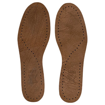 Inlegzolen - Echt Leder - Maat 37-38 - Geurveter - Antislip - Ondersteuning en Comfort