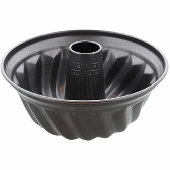 Zenker Tulbandvorm - Zwart - &Oslash; 22 cm - Bakvorm - Non stick - Cake - Keuken