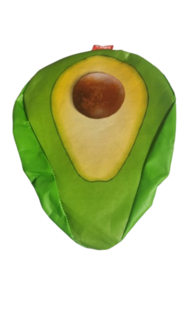 Zadelovertrek Advocado - Groen / Geel - PVC - Rekbaar - Zadelhoes - Fietshoes - Fietszadel- Avocado2