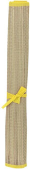 Rieten Strandmat - Oprolbare Rietmat - Geel - Ligmat Voor Buiten - 60 x 180 cm1