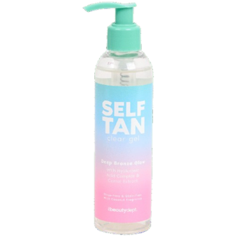 Self Tan Clear Gel - Deep Bronze GLow - Zelfbruiner Lotion - Hyaluron &amp; Carrot Extract - Zelfbruiningslotion - Gradual Tan 