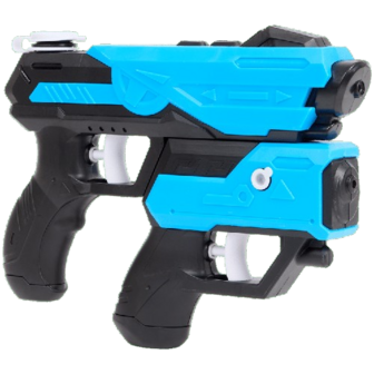 2 in 1 Waterpistool - Multicolor  - Kunststof - Assorti  - 22 x 14 x 2 cm - Dubbelloops - Zomer - Speelgoed - Pret - Kinderen1