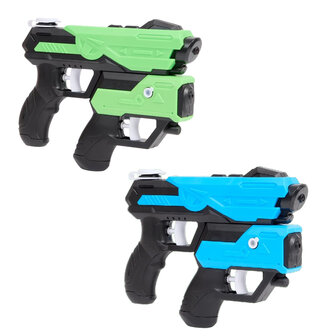 2 in 1 Waterpistool - Multicolor  - Kunststof - Assorti  - 22 x 14 x 2 cm - Dubbelloops - Zomer - Speelgoed - Pret - Kinderen2